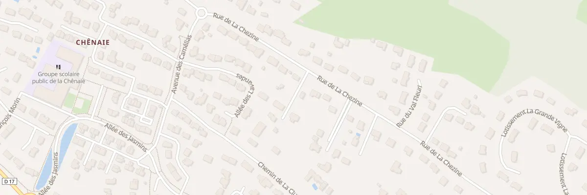 Plan du 102T Rue de la Chézine à Saint-Étienne-de-Montluc