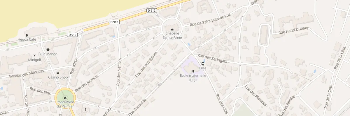 Plan du 31 Rue elissacillo à Hendaye