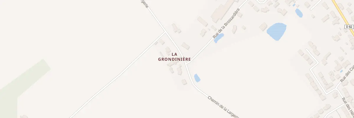 Plan du 7 La Grondinière à Coëx