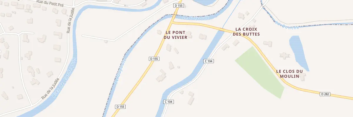 Plan du 8 Le Pont à Mont-Dol