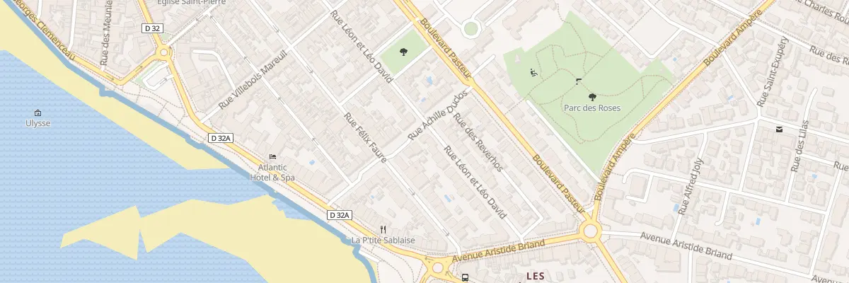 Plan du 16B Rue Achille Duclos aux Sables-d’Olonne