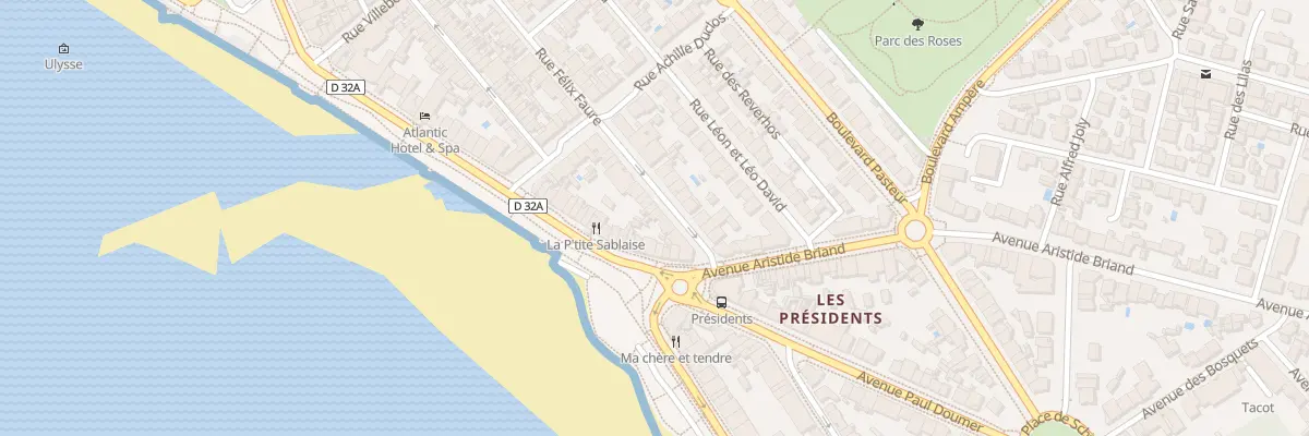 Plan du 5 Rue Félix Faure aux Sables-d’Olonne