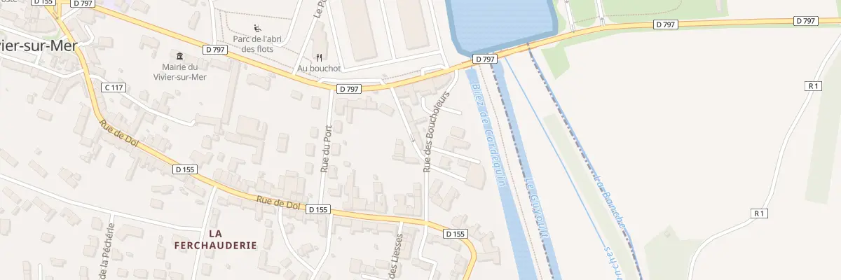 Plan du 10 Rue des Boucholeurs au Vivier-sur-Mer