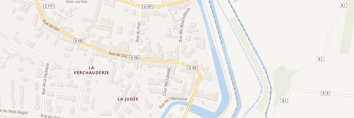 Plan du 68 Rue de Dol au Vivier-sur-Mer