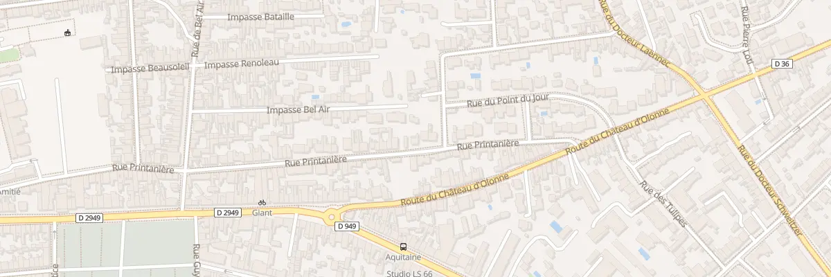 Plan du 34 Rue Printanière aux Sables-d’Olonne