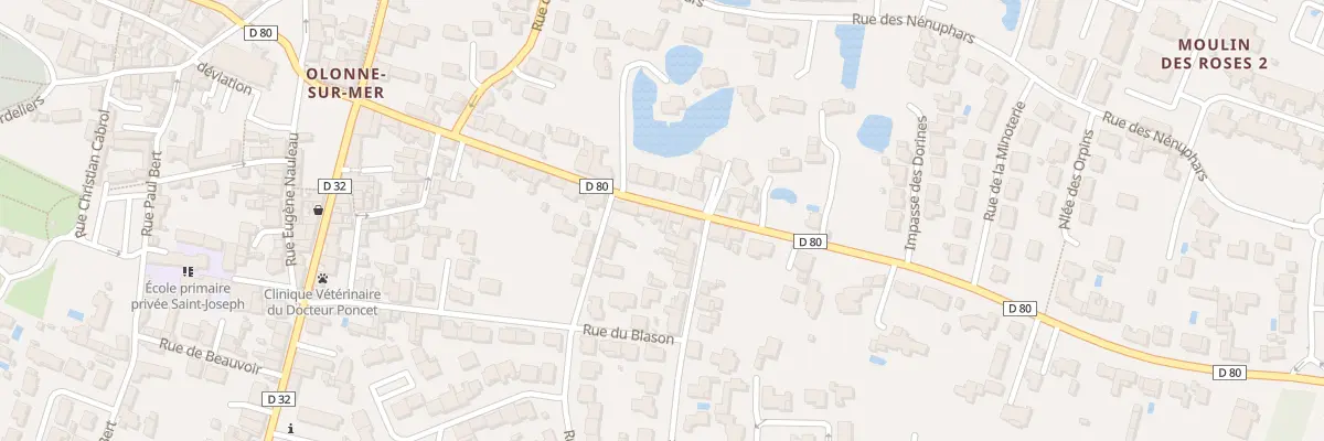 Plan du 32 Rue du Maréchal Joffre aux Sables-d’Olonne