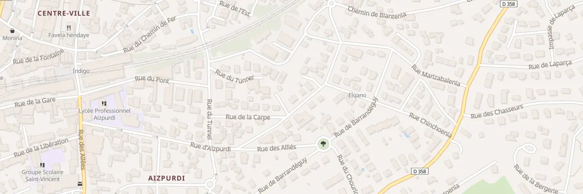 Plan du 31 Rue d’aizpurdi à Hendaye