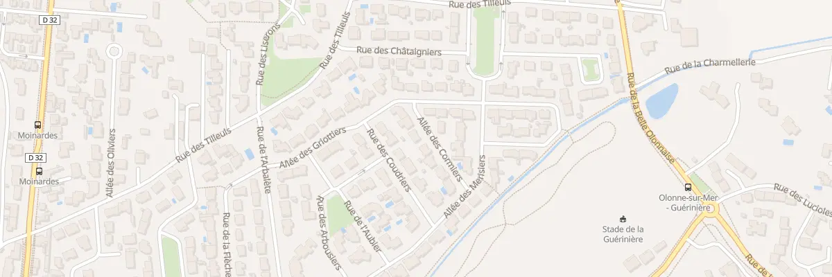 Plan du 9 Rue des Cormiers aux Sables-d’Olonne