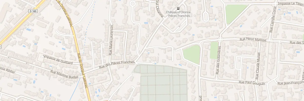 Plan du 28 Rue des Pièces Franches aux Sables-d’Olonne