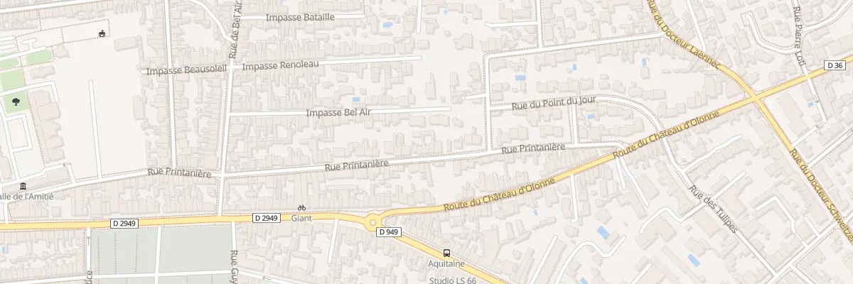 Plan du 42 Rue Printanière aux Sables-d’Olonne