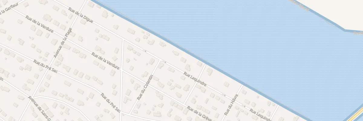 Plan du 40 Rue Lequindre à Barneville-Carteret