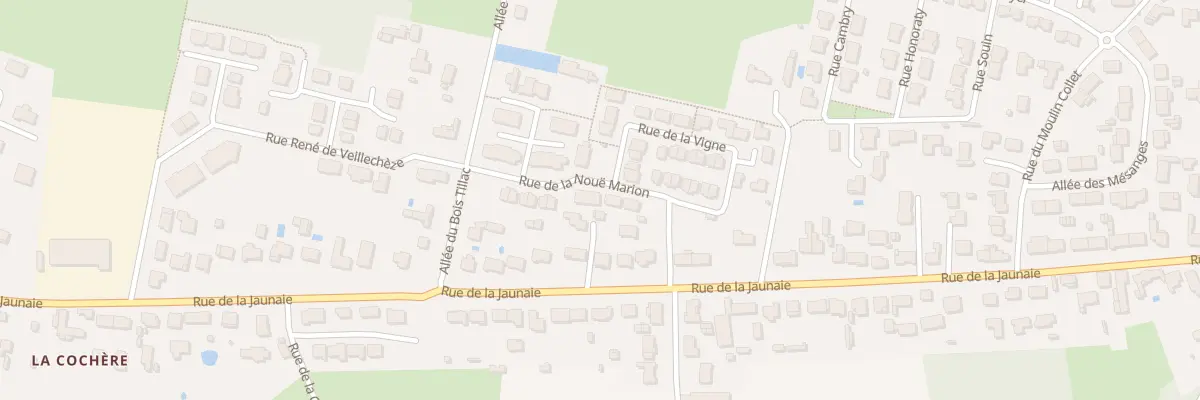 Plan du 14 Rue de la Nouë Marion au Pellerin