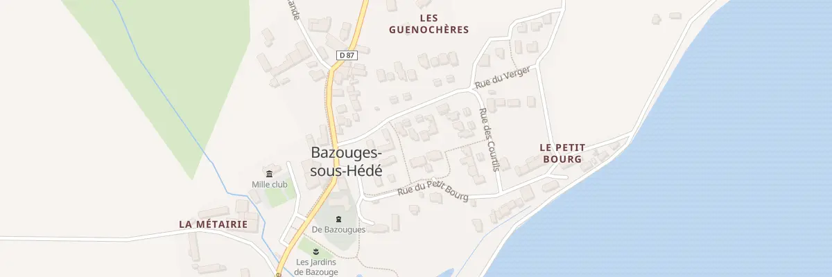 Plan du 21 Rue des Courtils à Hédé-Bazouges