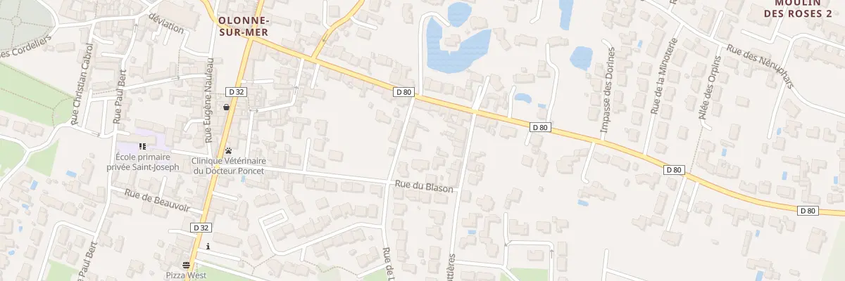 Plan du 40 Rue de la Chevallerie aux Sables-d’Olonne