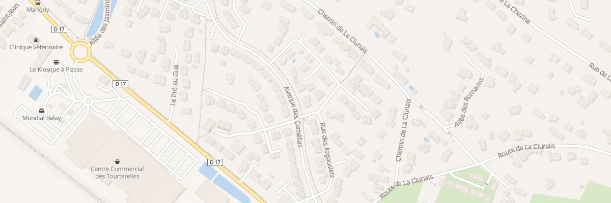 Plan du 16 Rue des Argousiers à Saint-Étienne-de-Montluc