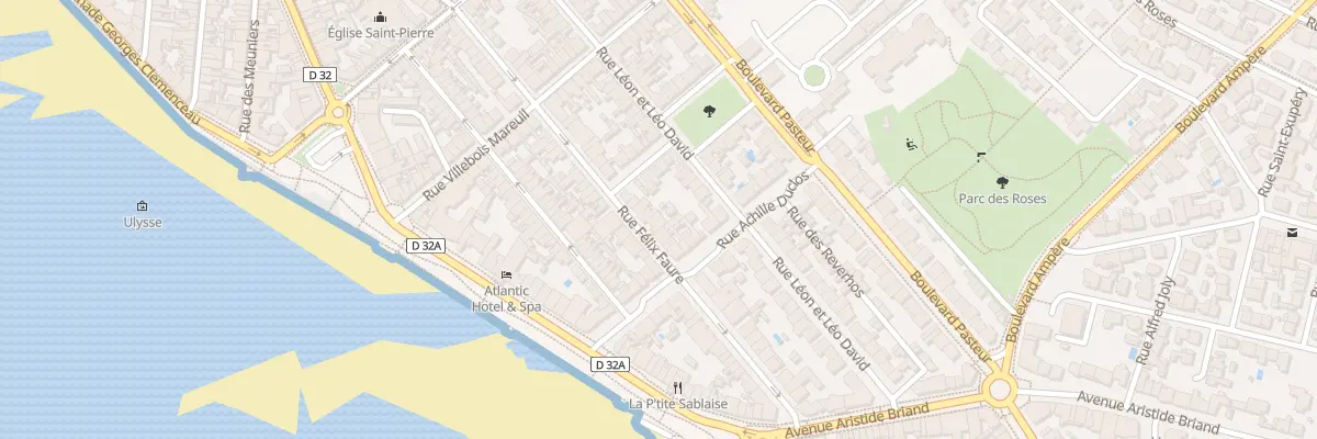 Plan du 30 Rue Félix Faure aux Sables-d’Olonne