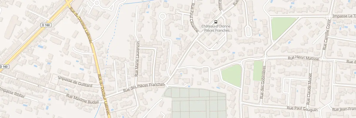 Plan du 33 Rue des Pièces Franches aux Sables-d’Olonne