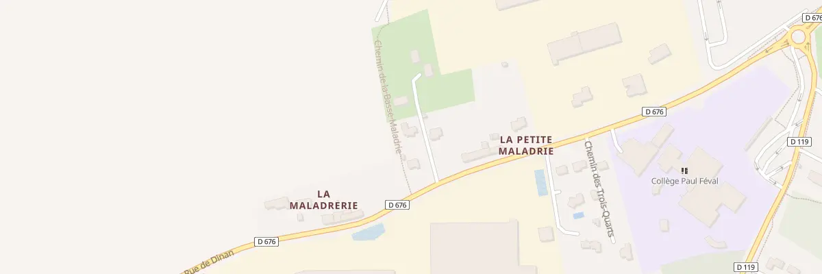 Plan du 71 Che de la Haute Maladrie à Dol-de-Bretagne