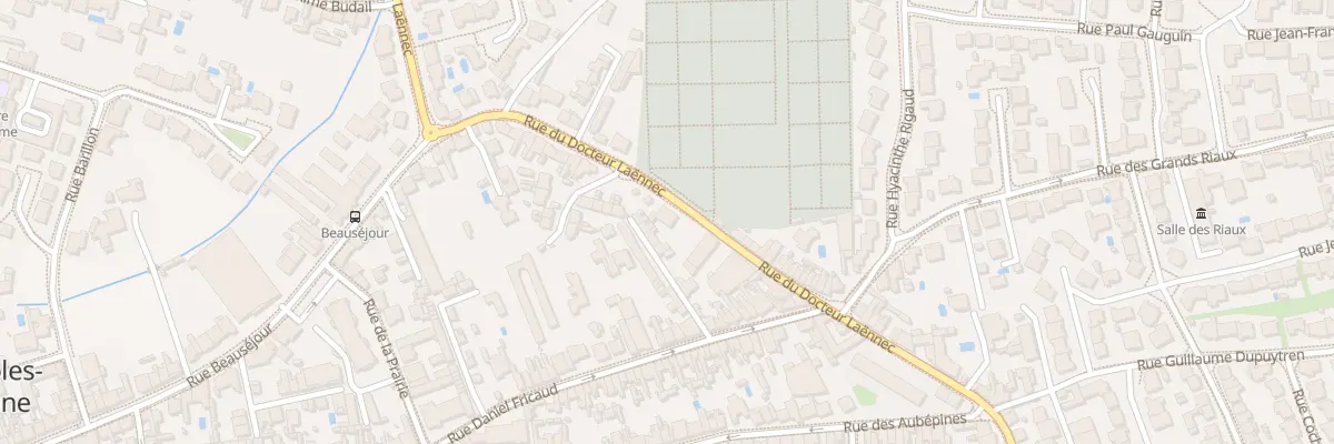 Plan du 87 Rue du Dr Laennec - Les Sables aux Sables-d’Olonne