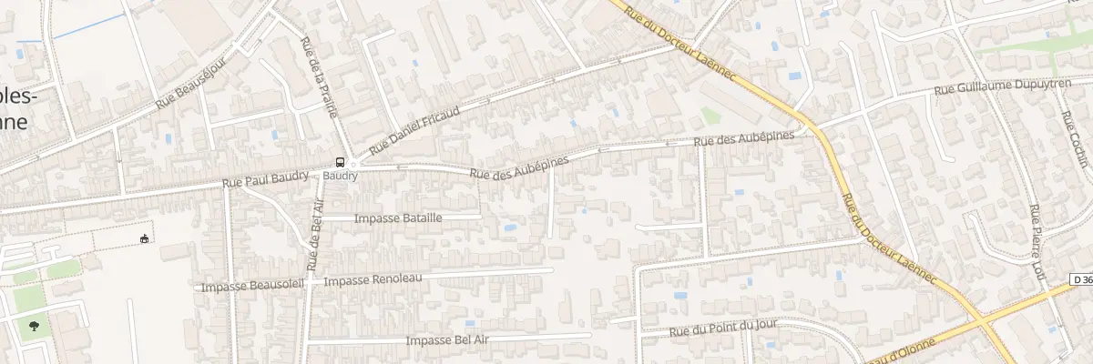 Plan du 53 Rue des Aubepines - Les Sables aux Sables-d’Olonne