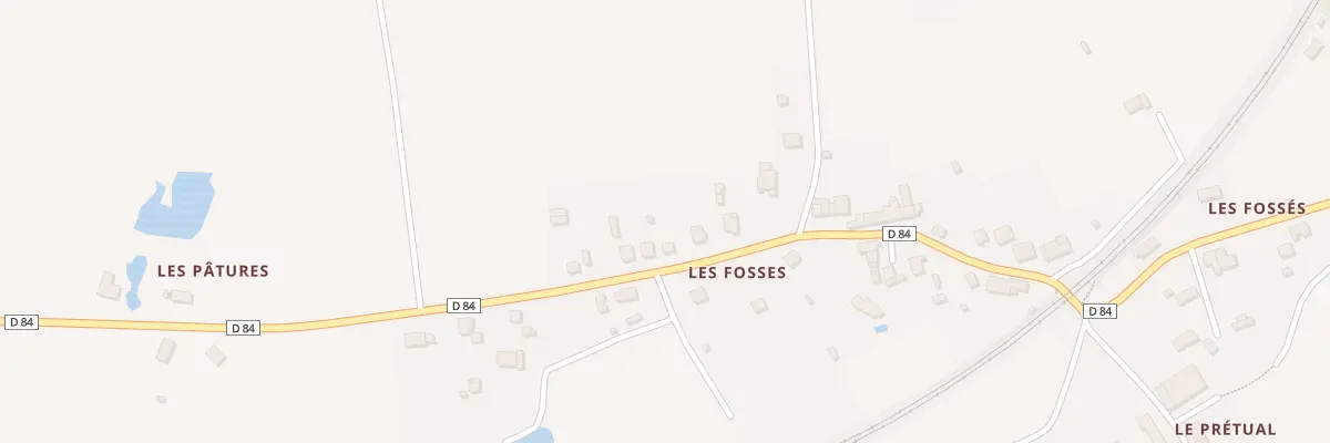 Plan du 5348 Les Fossés à Saint-Senoux