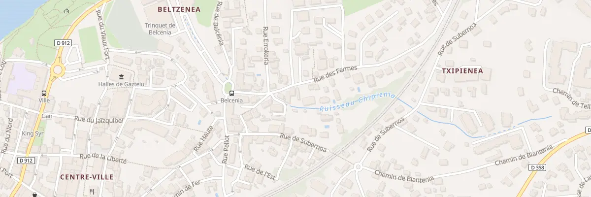 Plan du 8 Rue des fermes à Hendaye