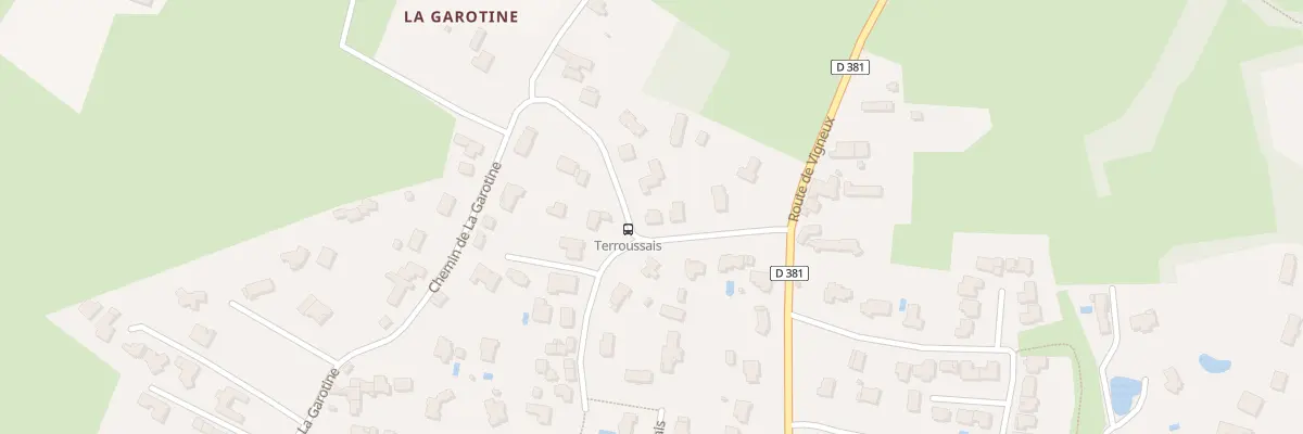 Plan du 1T Che de la Terroussais à Saint-Étienne-de-Montluc