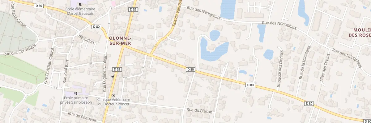 Plan du 9B Rue du Maréchal Joffre aux Sables-d’Olonne