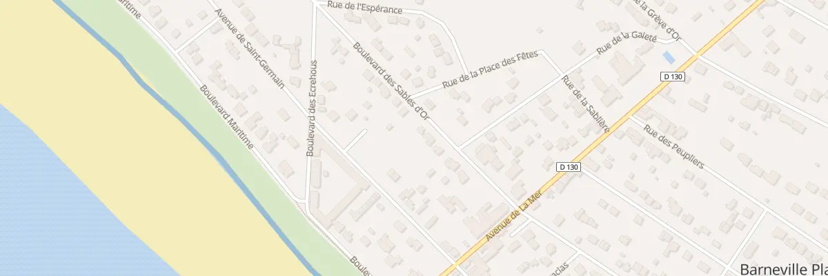 Plan du 17 Bd des Sables d’Or à Barneville-Carteret