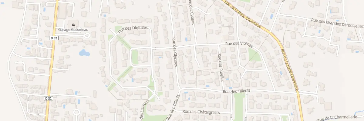 Plan du 23 Rue des Glycines aux Sables-d’Olonne