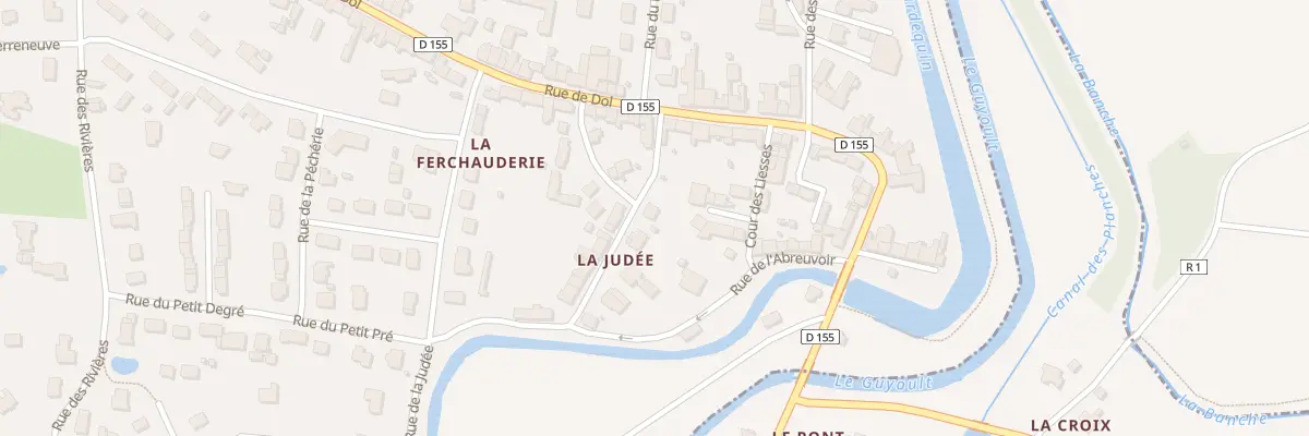Plan du 4 Rue de la Judée au Vivier-sur-Mer