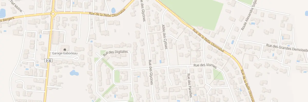Plan du 15 Rue des Glycines aux Sables-d’Olonne