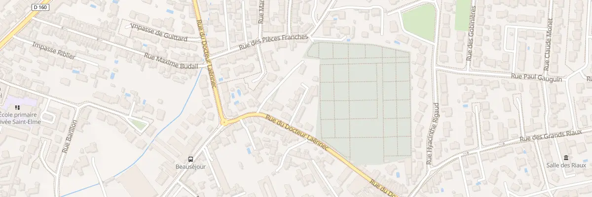 Plan du 100B Rue du Dr Laennec - Chateau aux Sables-d’Olonne