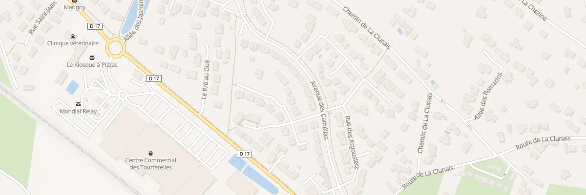 Plan du 8 All des Lauriers à Saint-Étienne-de-Montluc