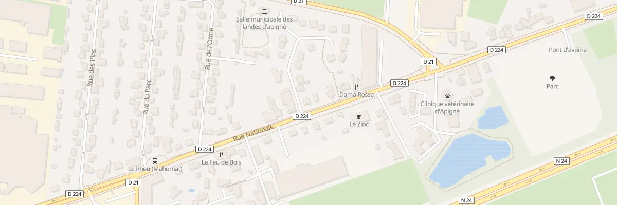 Plan du 52 Rue Nationale au Rheu