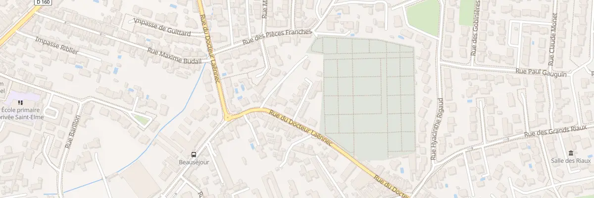 Plan du 100T Rue du Dr Laennec - Chateau aux Sables-d’Olonne