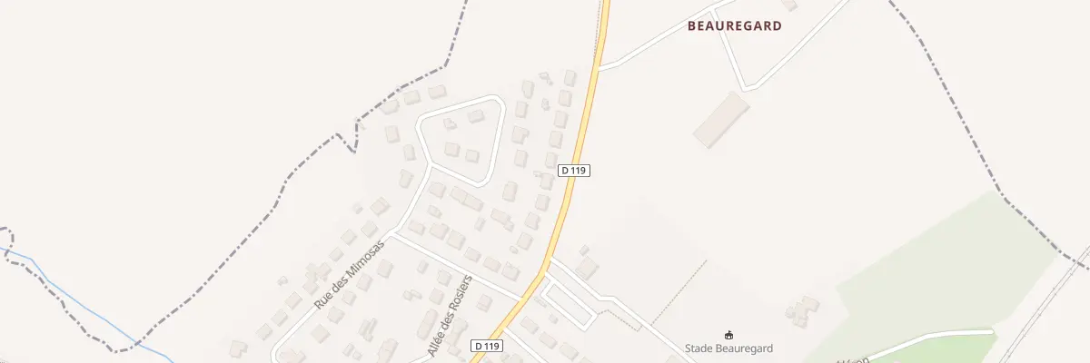Plan du 7 Rue Amiral Duperré à Baguer-Morvan