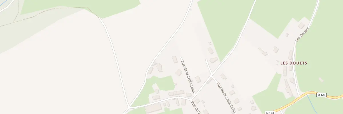 Plan du 5 Rue de la Croix Colin Vastevil à La Hague