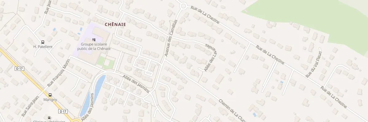 Plan du 5 All des Daphnés à Saint-Étienne-de-Montluc