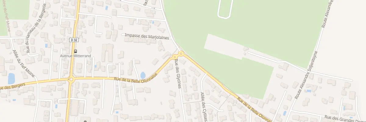 Plan du 1 Rue des Glycines aux Sables-d’Olonne