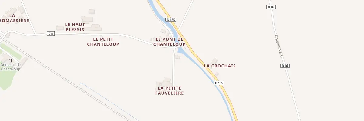 Plan du 1 Le Pont de Chanteloup à Mont-Dol