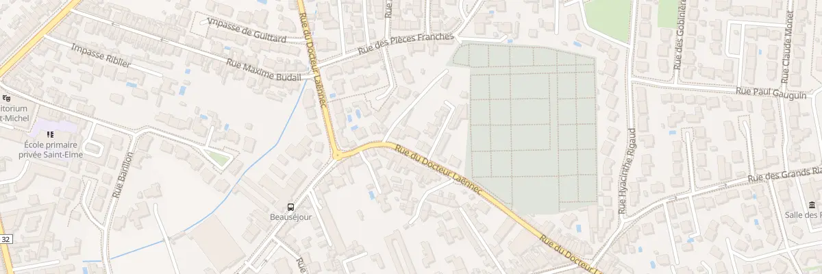 Plan du 110 Rue du Dr Laennec - Chateau aux Sables-d’Olonne