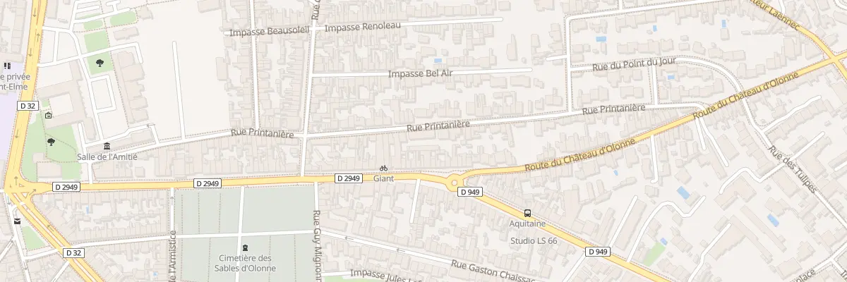 Plan du 63 Rue Printanière aux Sables-d’Olonne