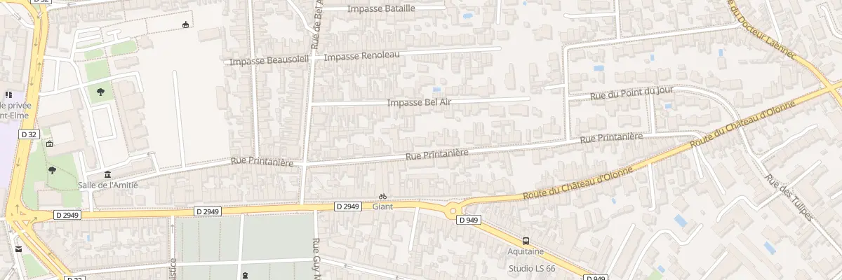 Plan du 62 Rue Printanière aux Sables-d’Olonne