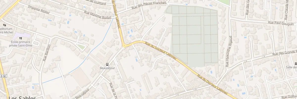 Plan du 103 Rue du Dr Laennec - Les Sables aux Sables-d’Olonne