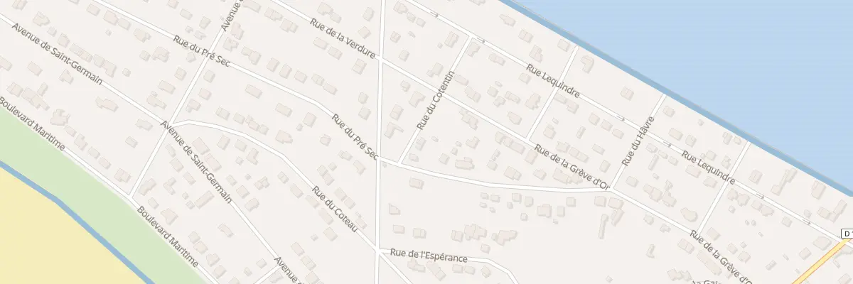 Plan du 11 Rue du Cotentin à Barneville-Carteret