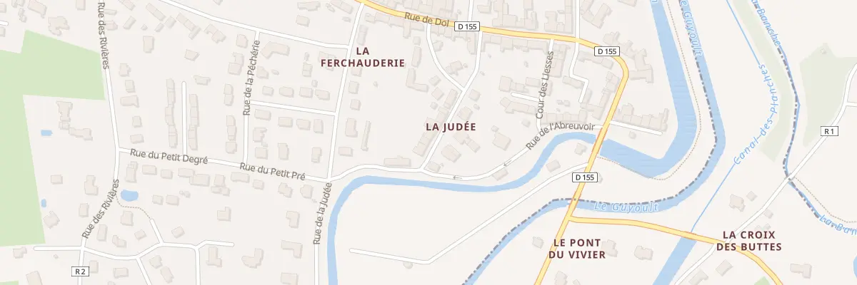 Plan du 11 Rue de la Judée au Vivier-sur-Mer