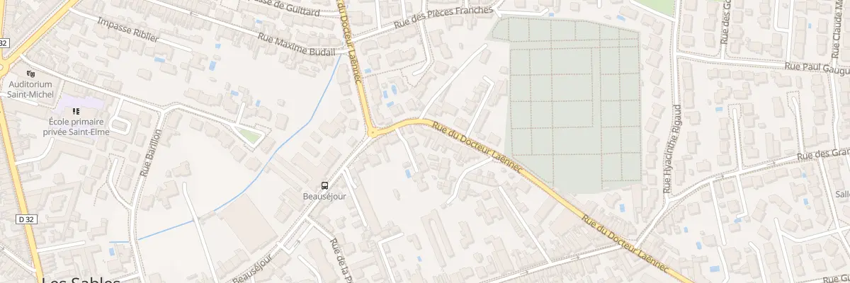 Plan du 107 Rue du Dr Laennec - Les Sables aux Sables-d’Olonne