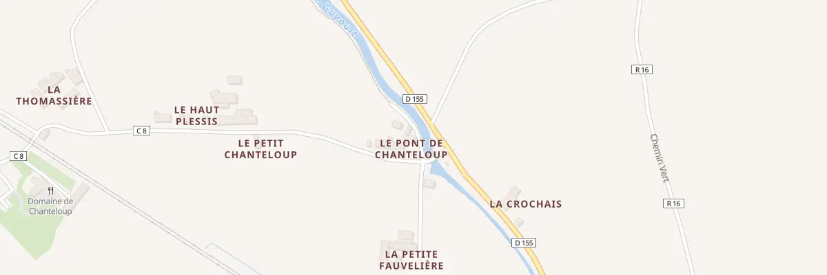 Plan du 2 Le Pont de Chanteloup à Mont-Dol