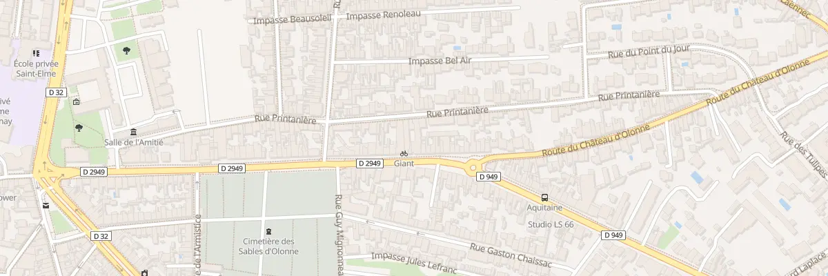 Plan du 67 Rue Printanière aux Sables-d’Olonne